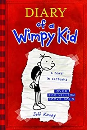 Diary of A Wimpy Kid by Jeff Kinney - book cover
