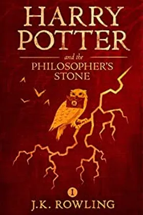 Harry Potter and the Philosophers Stone by J.K Rowling - book cover