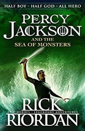 Percy Jackson and the Sea of Monsters by Rick Riordan - book cover