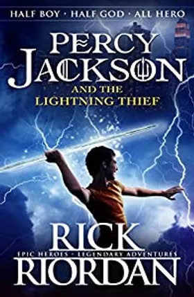 Percy Jackson and the Lightning Thief by Rick Riordan - book cover