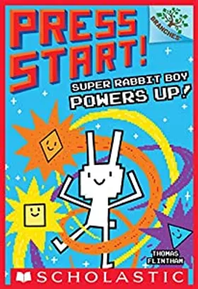 Super Rabbit Boy Powers Up! by Thomas Flintham - book cover