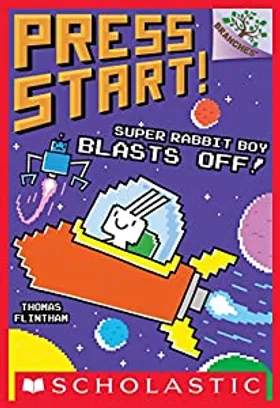 Super Rabbit Boy Blasts Off! by Thomas Flintham - book cover