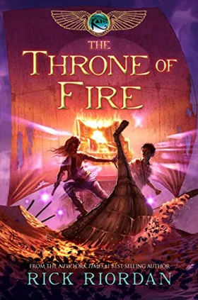 The Throne of Fire by Rick Riordan - book cover